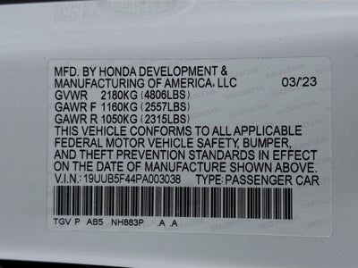 2023 Acura TLX Technology Package