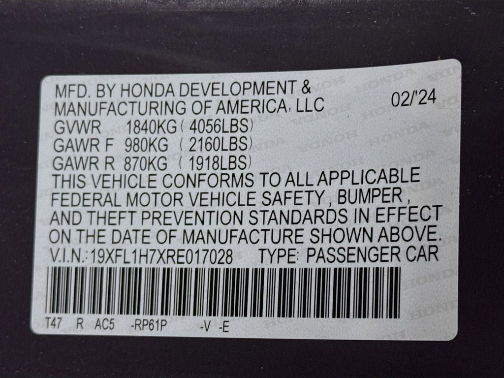 2024 Honda Civic EX-L