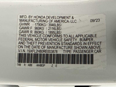 2024 Honda Civic Sport