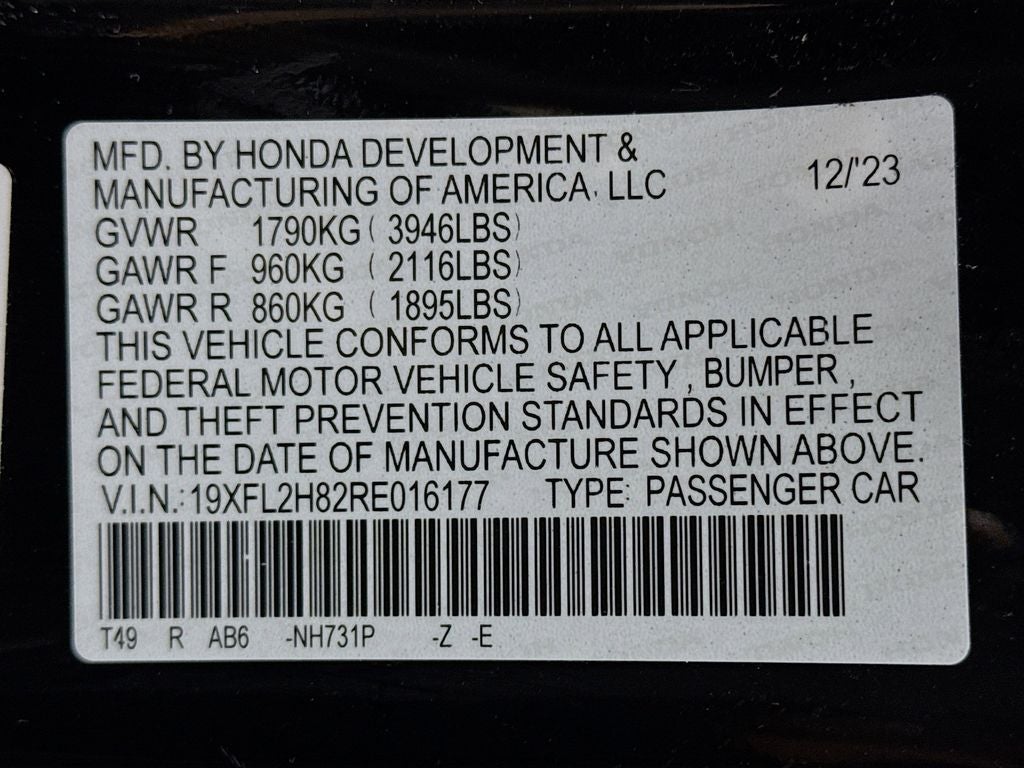 2024 Honda Civic Sport