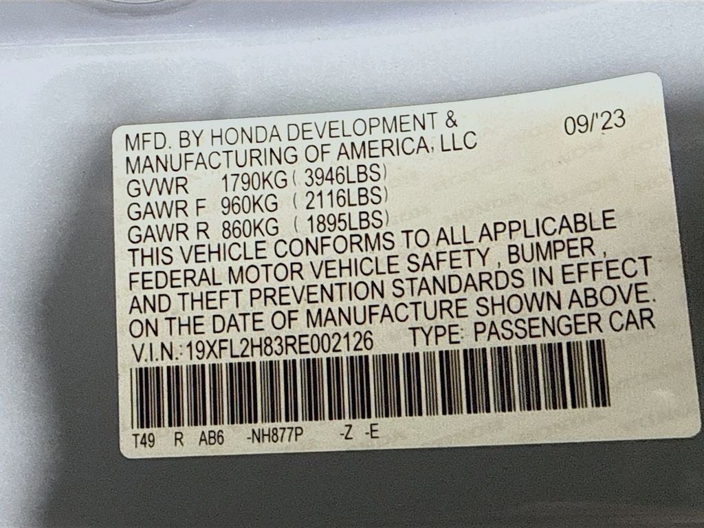 2024 Honda Civic Sport