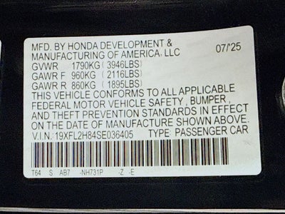 2025 Honda Civic Sport