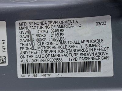 2023 Honda Civic Sport