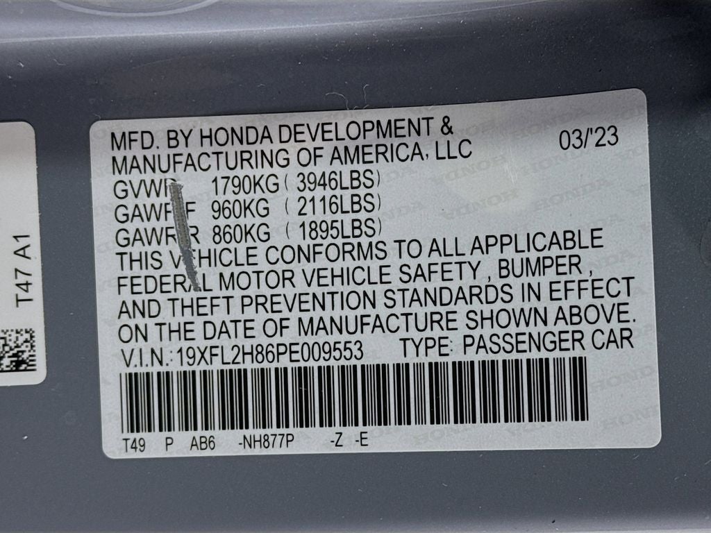2023 Honda Civic Sport