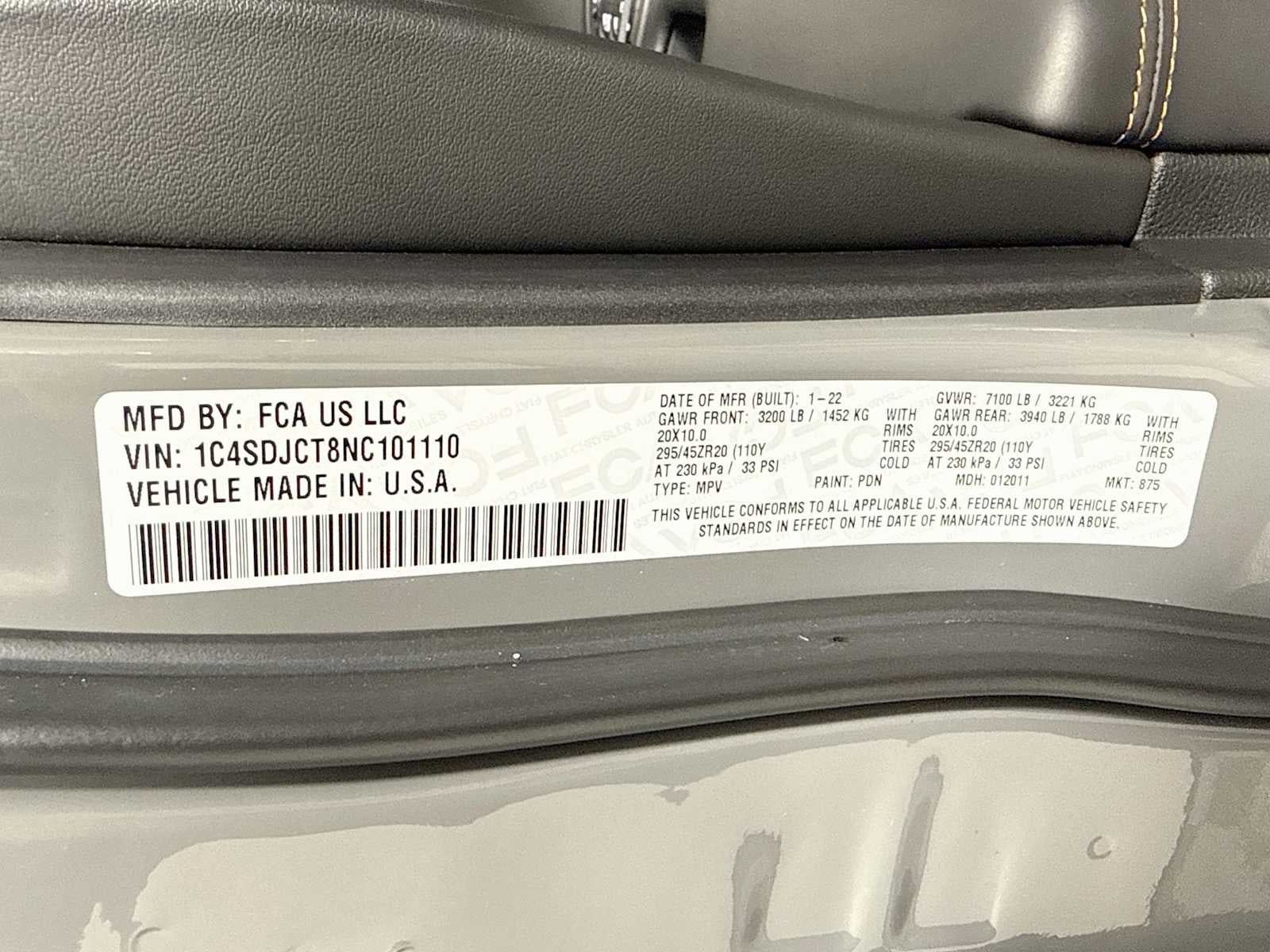 2022 Dodge Durango R/T Plus