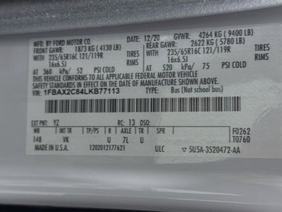 2020 Ford Transit-350 XL