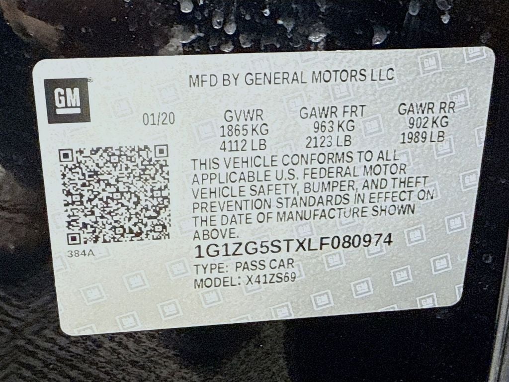 2020 Chevrolet Malibu RS