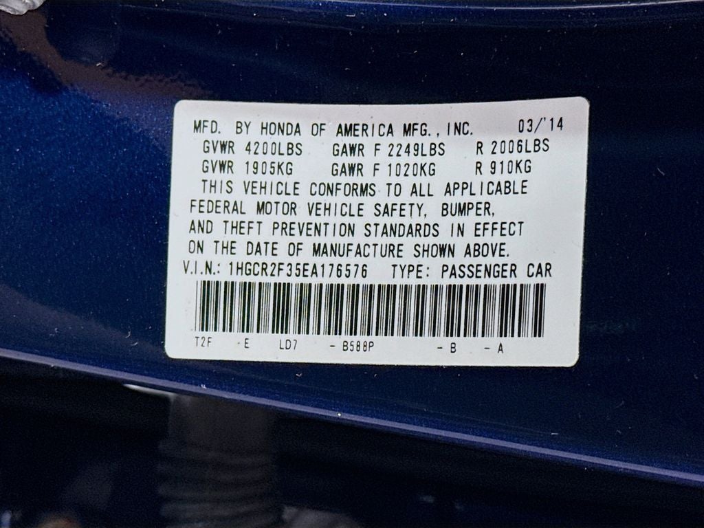 2014 Honda Accord LX