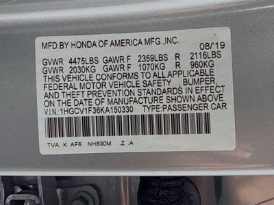 2019 Honda Accord Sport