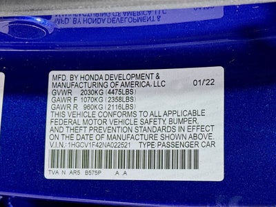 2022 Honda Accord Sport Special Edition