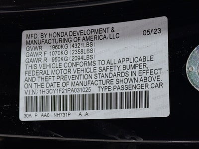 2023 Honda Accord LX