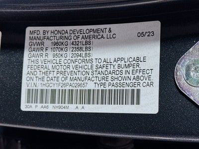 2023 Honda Accord LX