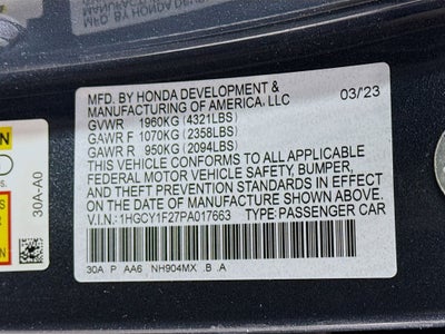 2023 Honda Accord LX