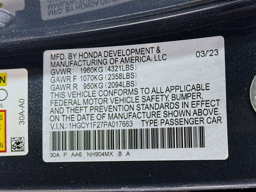 2023 Honda Accord LX