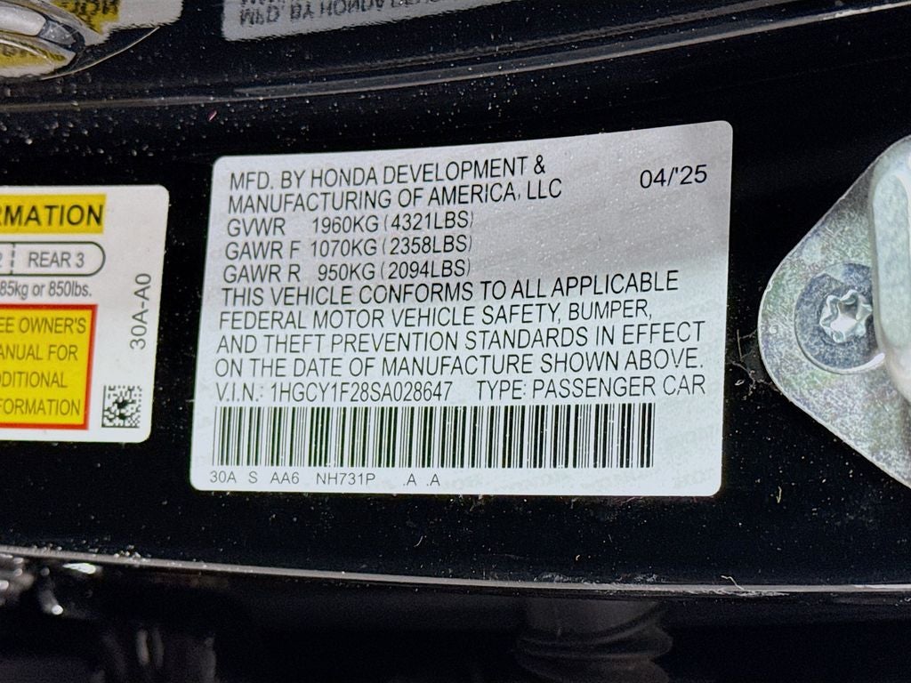 2025 Honda Accord LX