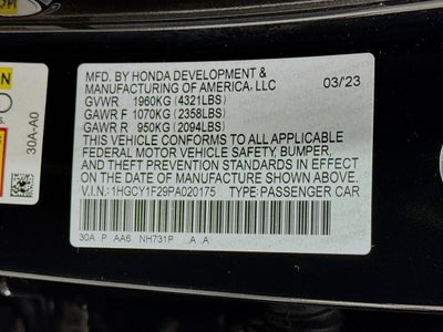 2023 Honda Accord LX