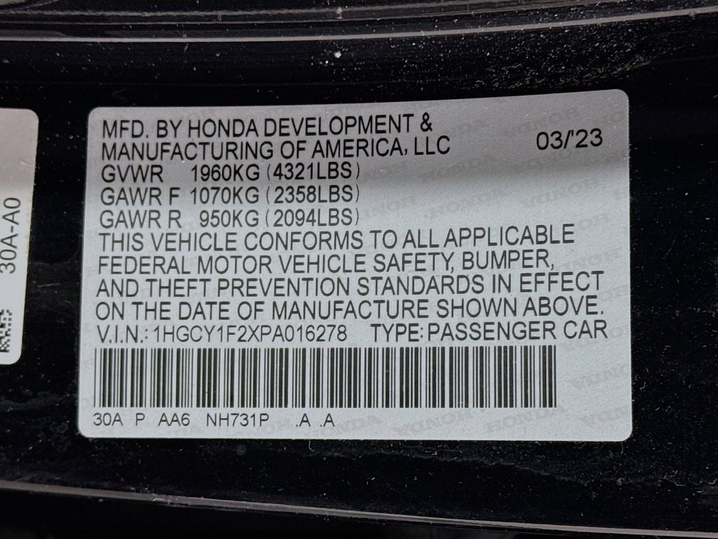 2023 Honda Accord LX