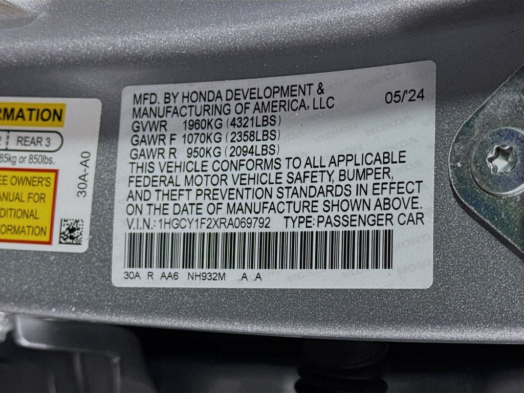 2024 Honda Accord LX