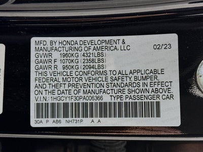 2023 Honda Accord EX