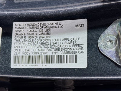 2023 Honda Accord EX