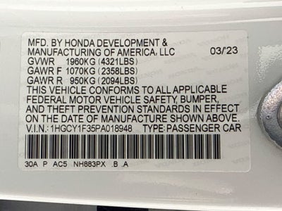 2023 Honda Accord EX