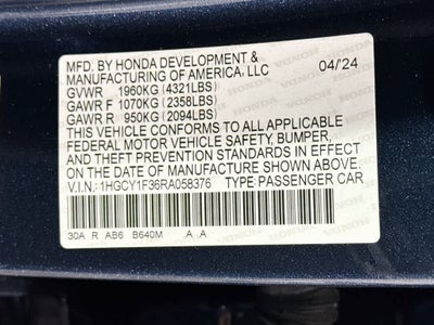 2024 Honda Accord EX