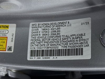 2023 Honda Accord EX