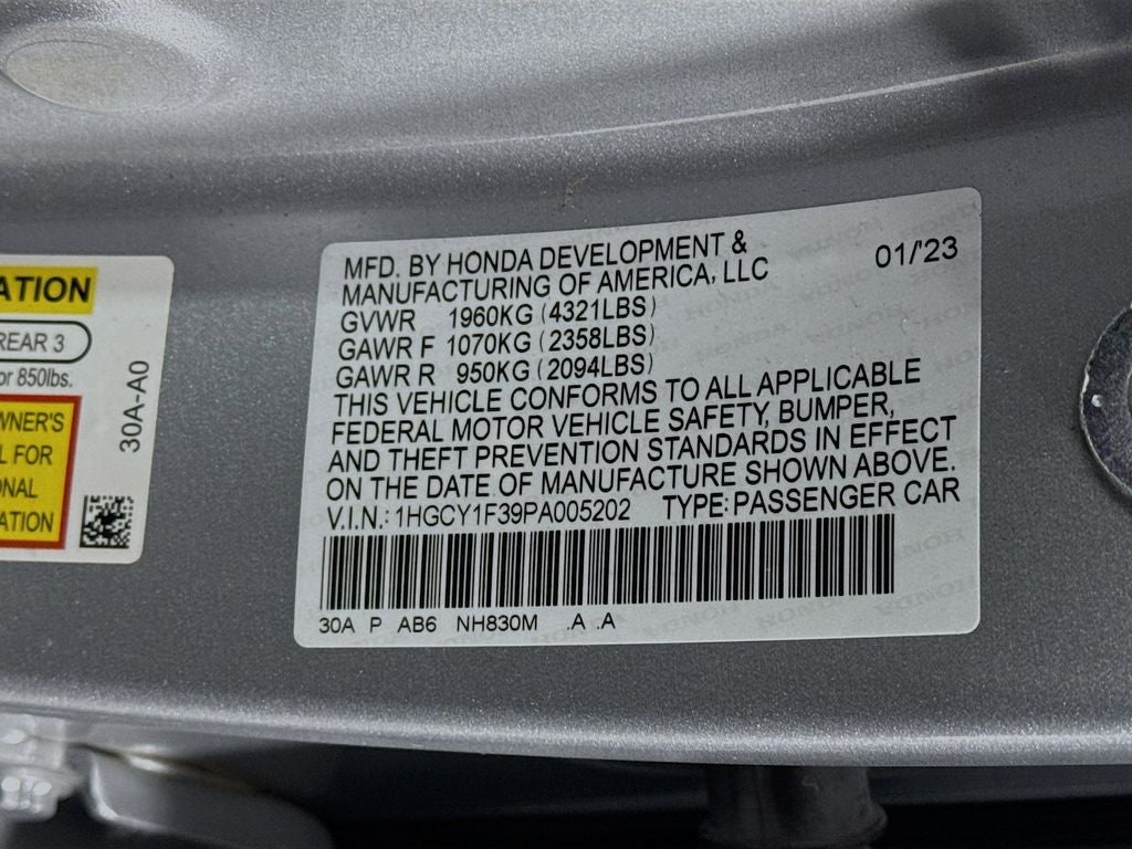 2023 Honda Accord EX