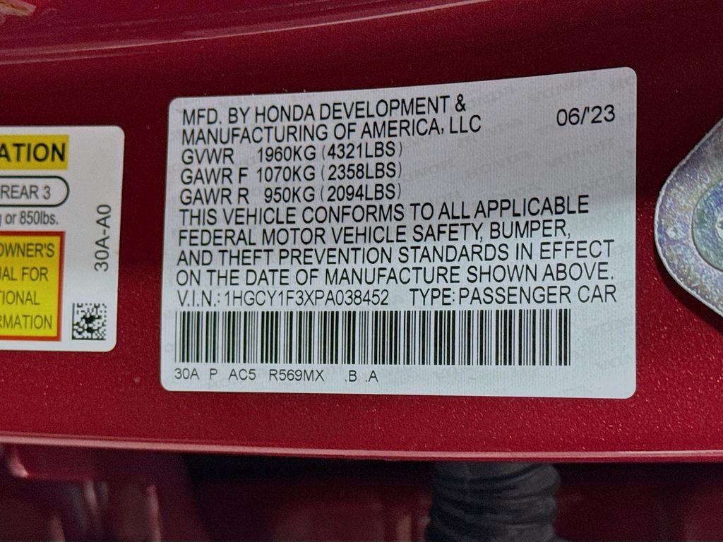 2023 Honda Accord EX