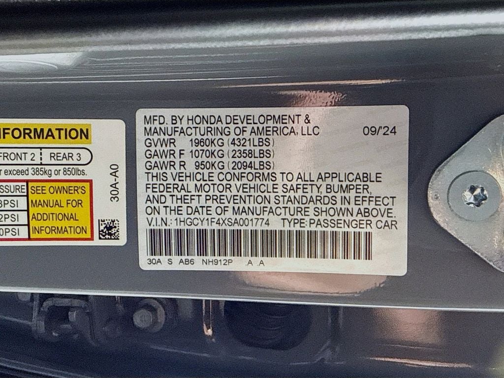2025 Honda Accord SE