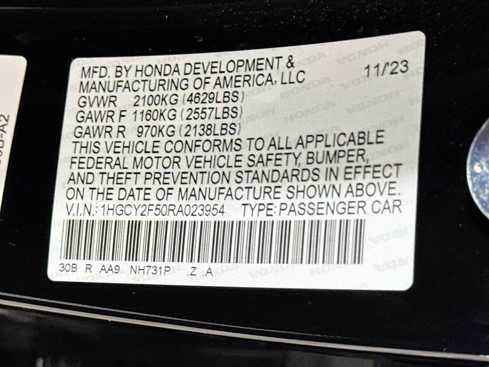 2024 Honda Accord Hybrid Sport