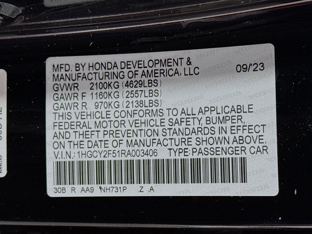 2024 Honda Accord Hybrid Sport