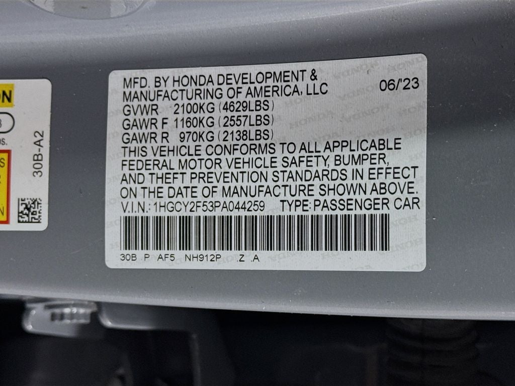 2023 Honda Accord Hybrid Sport