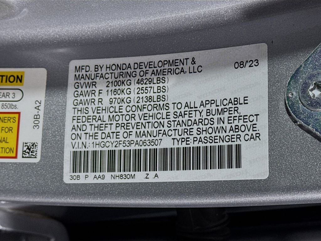 2023 Honda Accord Hybrid Sport