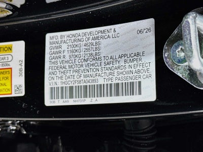 2026 Honda Accord Hybrid Sport