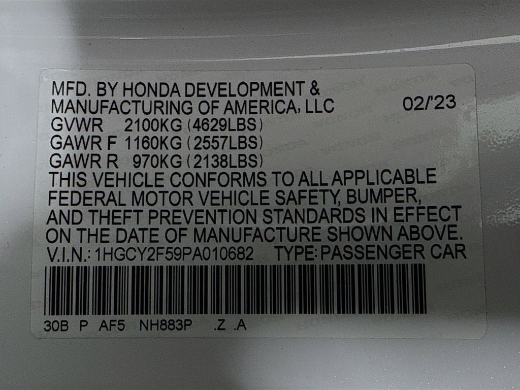 2023 Honda Accord Hybrid Sport