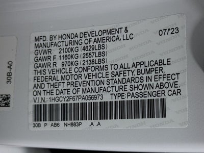 2023 Honda Accord Hybrid EX-L