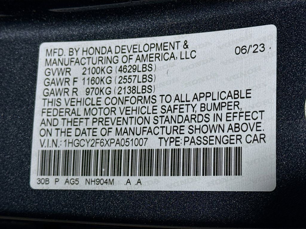 2023 Honda Accord Hybrid EX-L