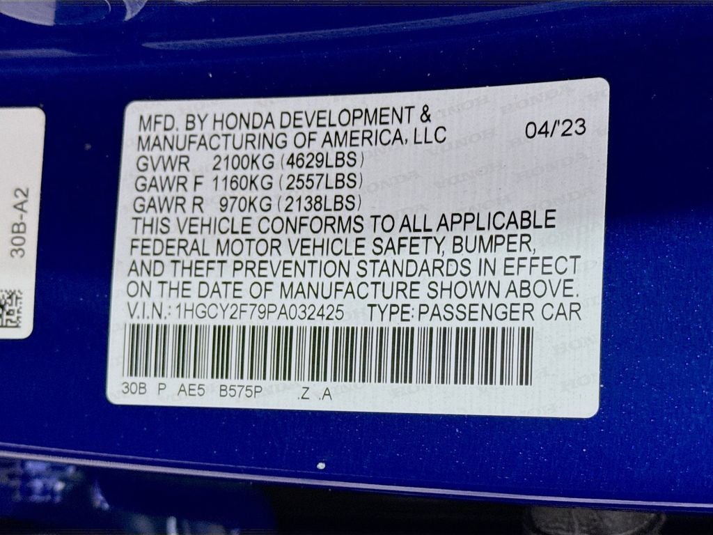 2023 Honda Accord Hybrid Sport-L