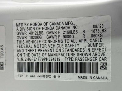 2023 Honda Civic EX