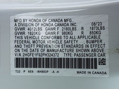 2023 Honda Civic Touring