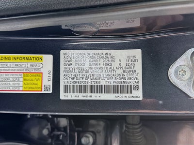 2025 Honda Civic LX