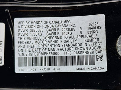 2023 Honda Civic Sport