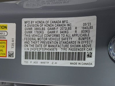 2023 Honda Civic Sport
