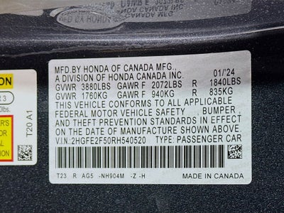 2024 Honda Civic Sport