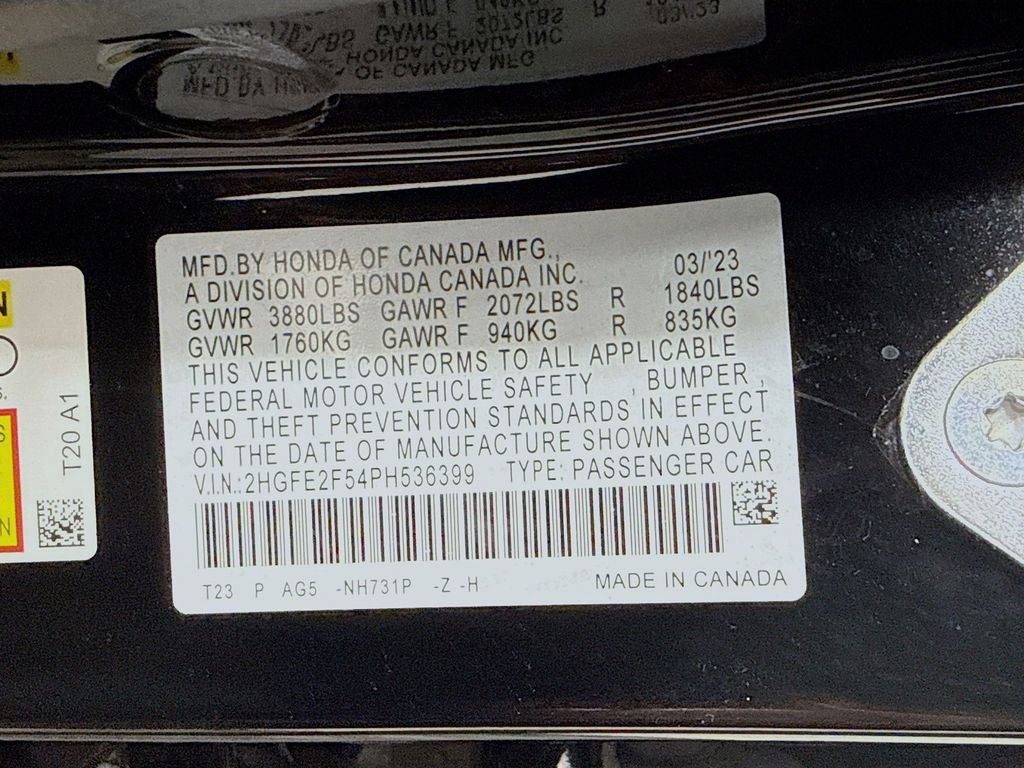 2023 Honda Civic Sport