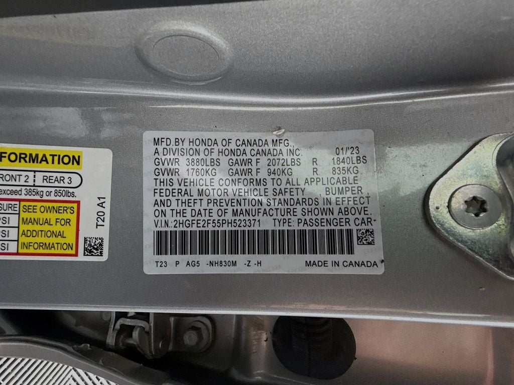 2023 Honda Civic Sport