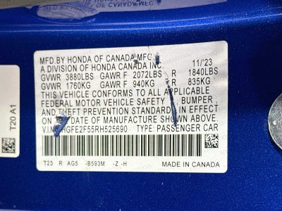 2024 Honda Civic Sport