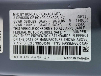 2024 Honda Civic Sport