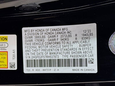 2024 Honda Civic Sport